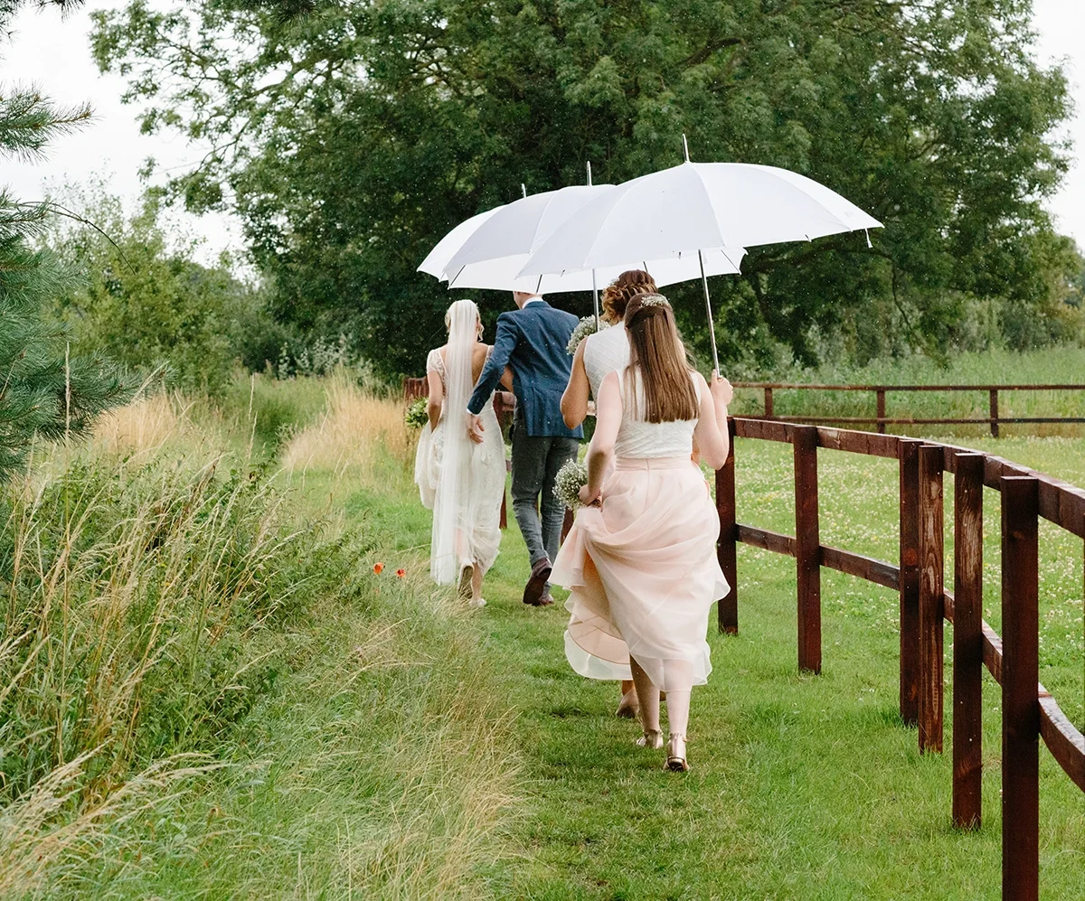 Contingency Planning for a Wet Marquee Wedding