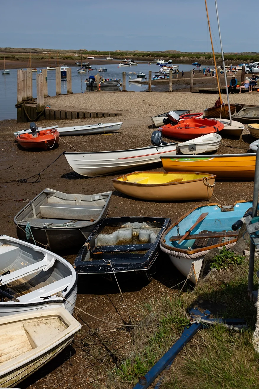 Boats at Burnham Overy Staithe Harbour