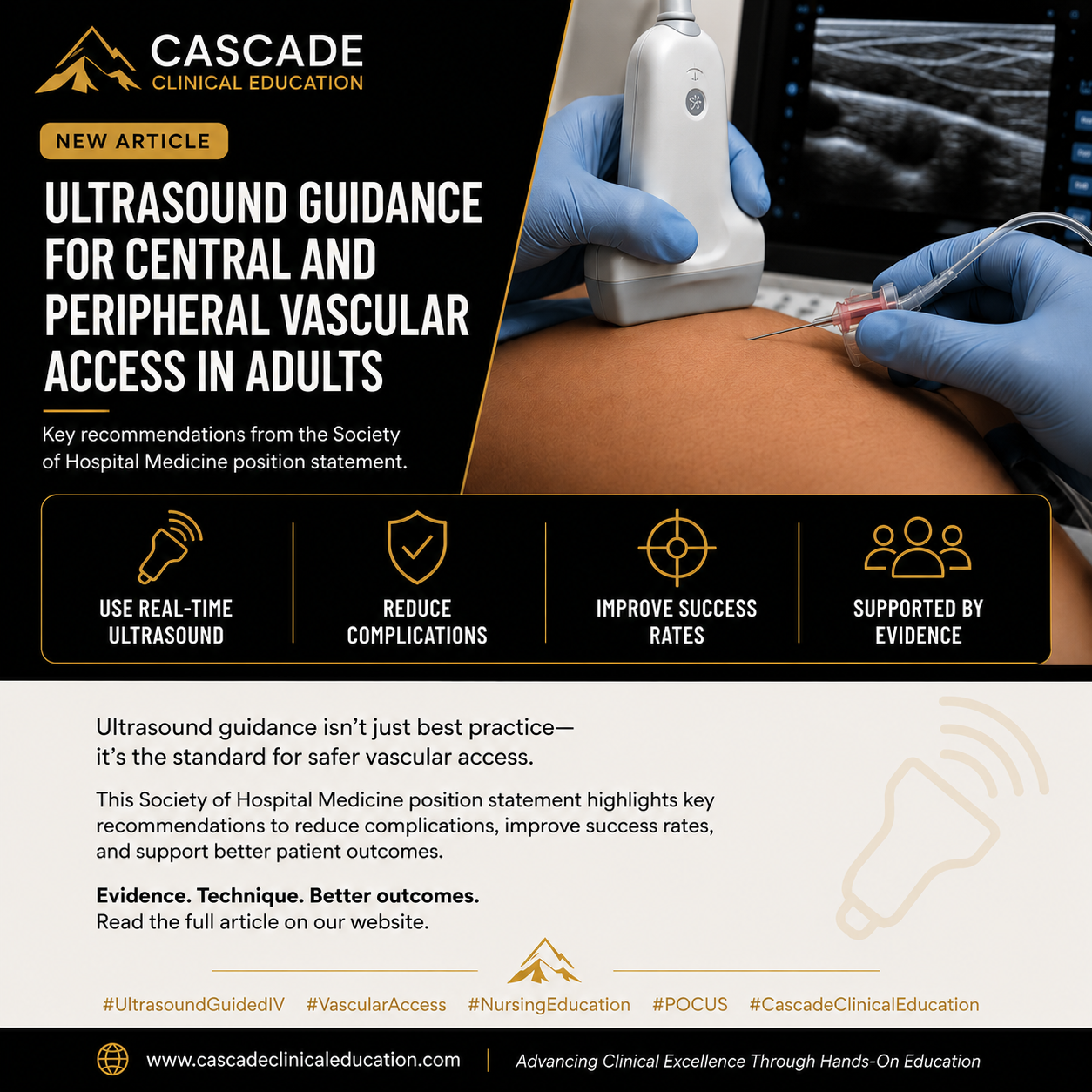Ultrasound Guidance for Vascular Access