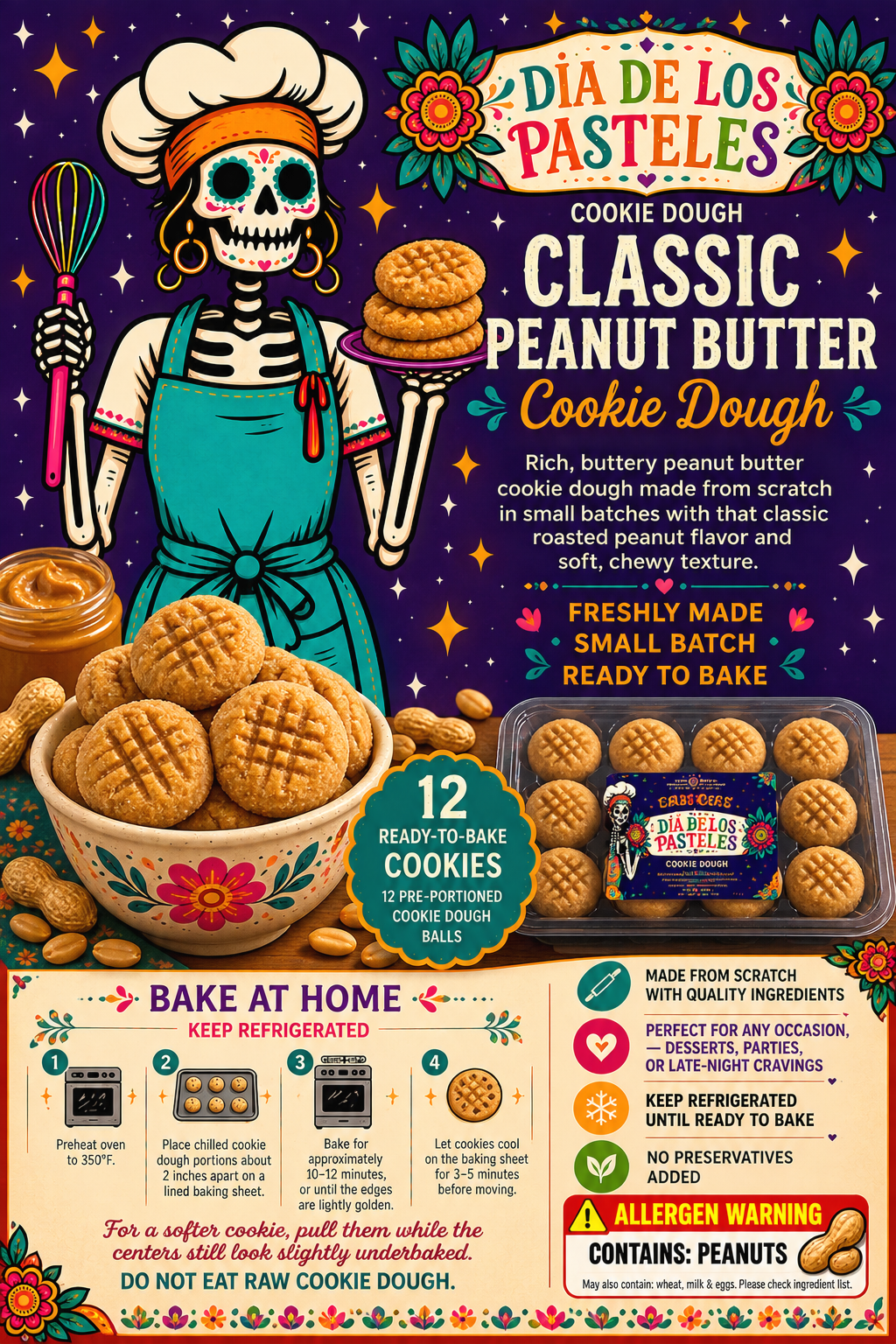 Classic Peanut Butter Cookie Dough