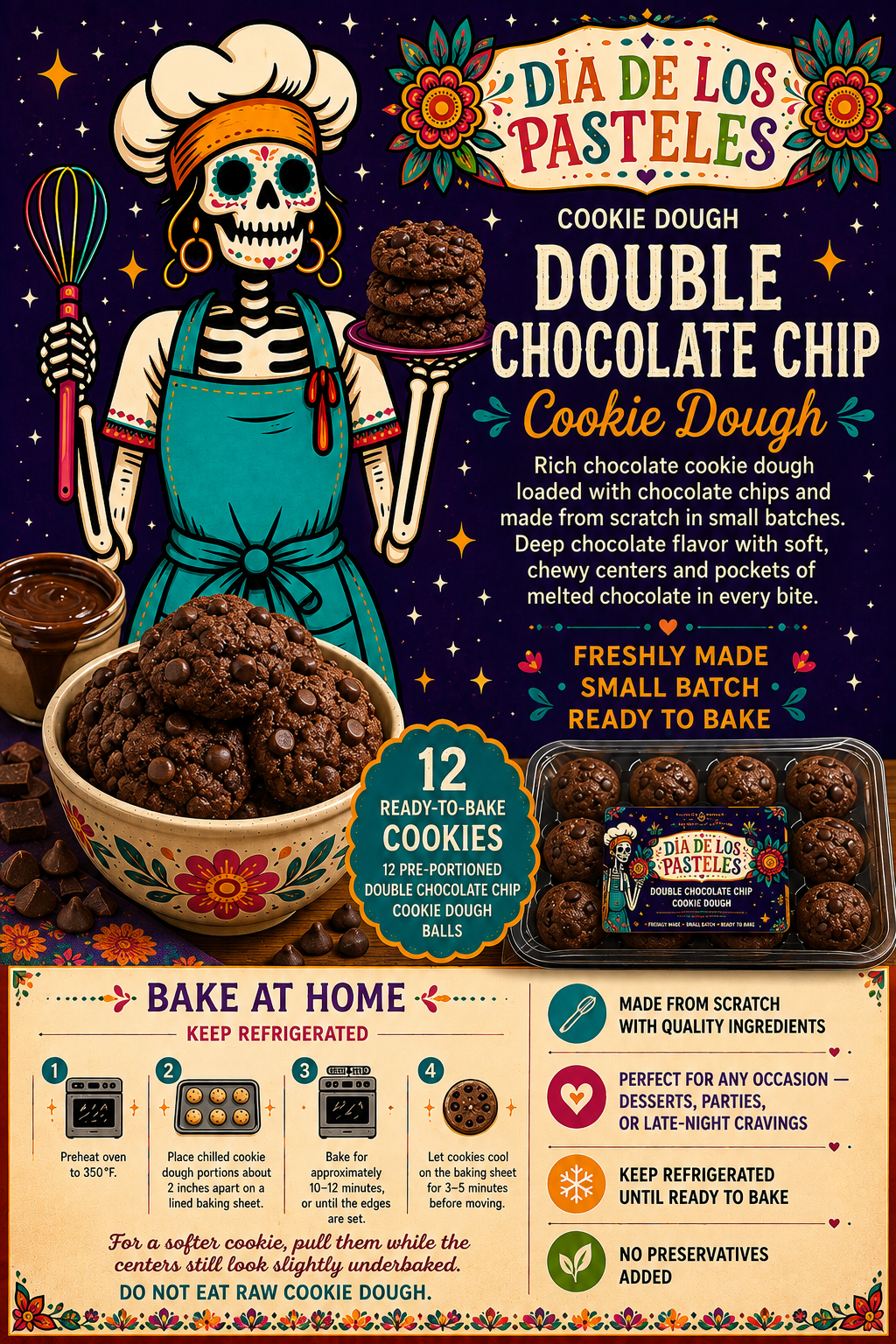 Double Chocolate Chip Cookie Dough