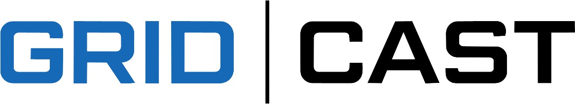The image contains the logo of the company 'GRID', with the text 'GRID' in large blue letters followed by smaller black text that reads 'Innovative Technology Solutions'.