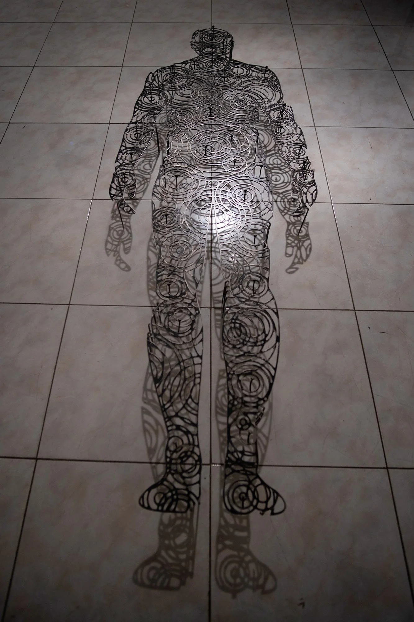 "Heavy Rain" 6' x 3' x 8" / 2025