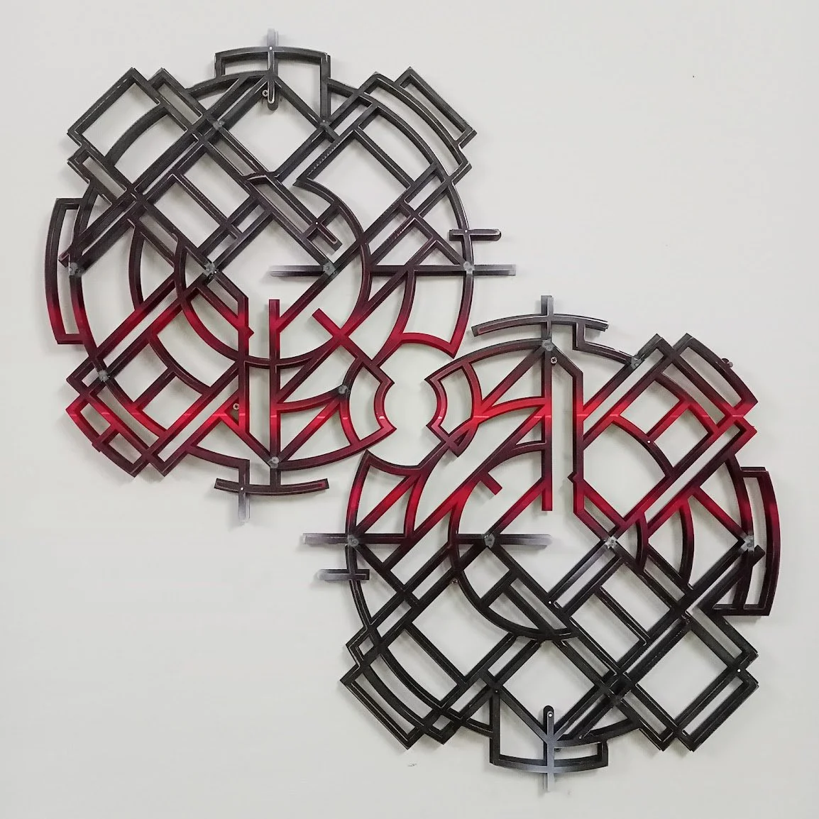"Near miss" 4' x 4' / 2022