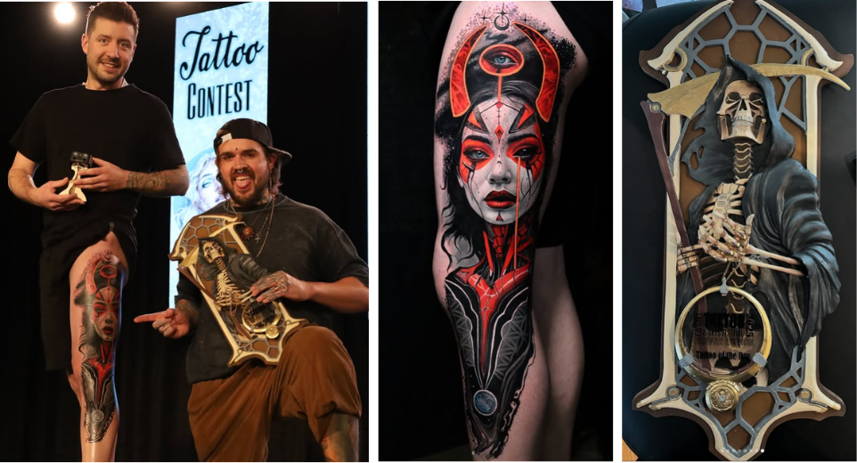 Tattoo contest, Daniel Armitage, Calgary Alberta, Surrealist Tattoo Artist, YYC