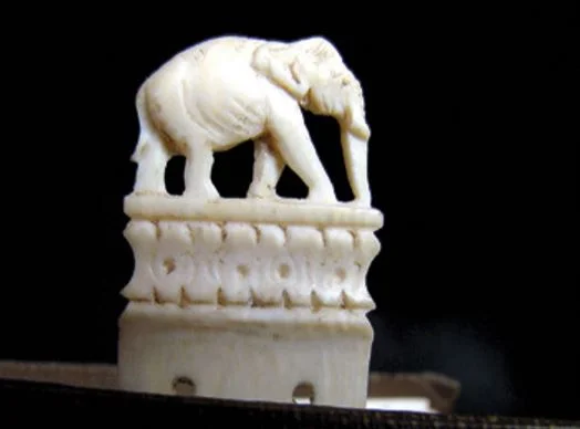 Ivory bookmark from India