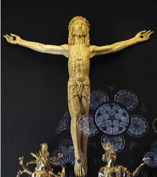 Ivory icon from Notre Dame Cathedral, Paris