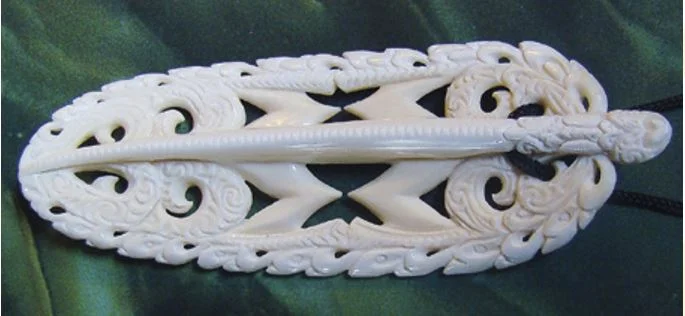 A carving designed to represent the spirit of adventure