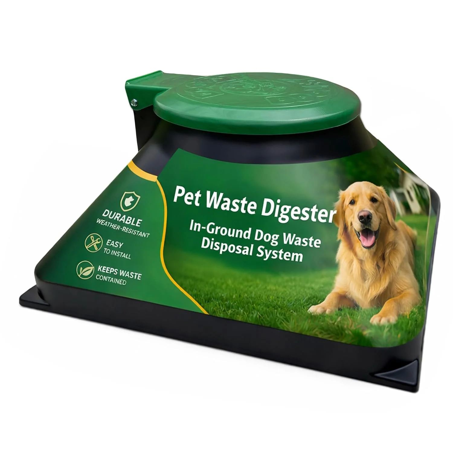 Keep your yard clean with a system in place to address pet waste.