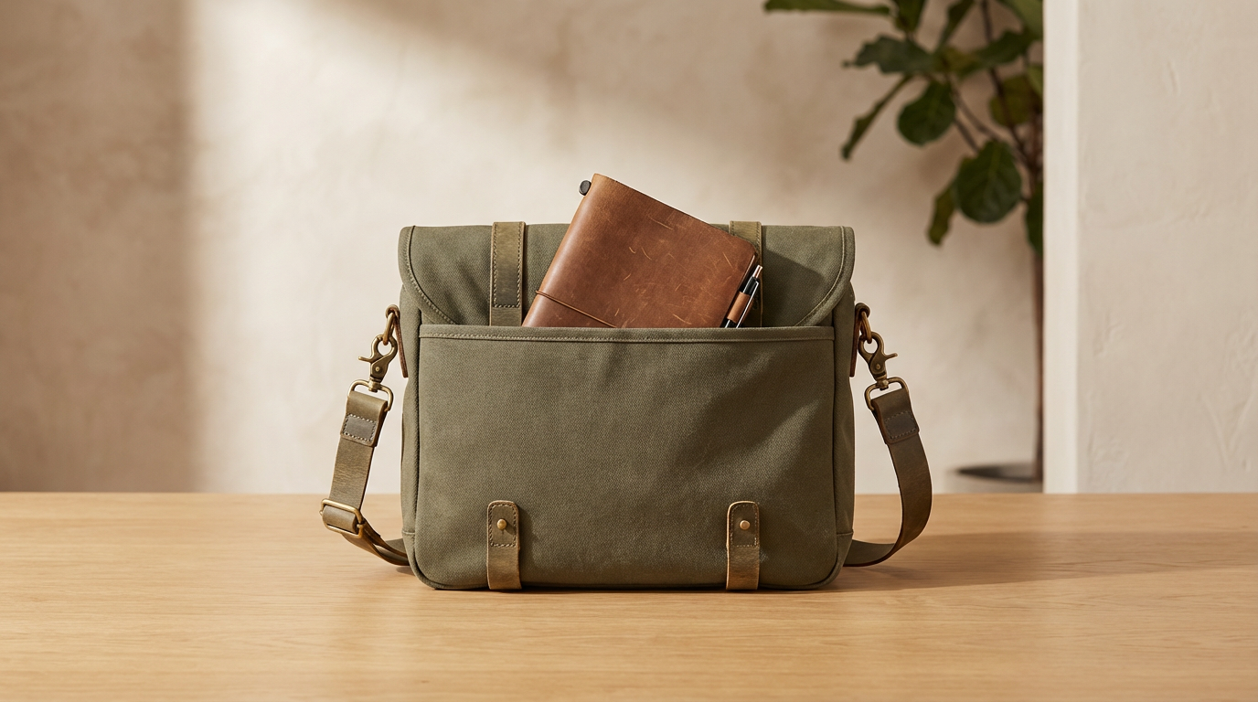 Canvas Messenger Bag
