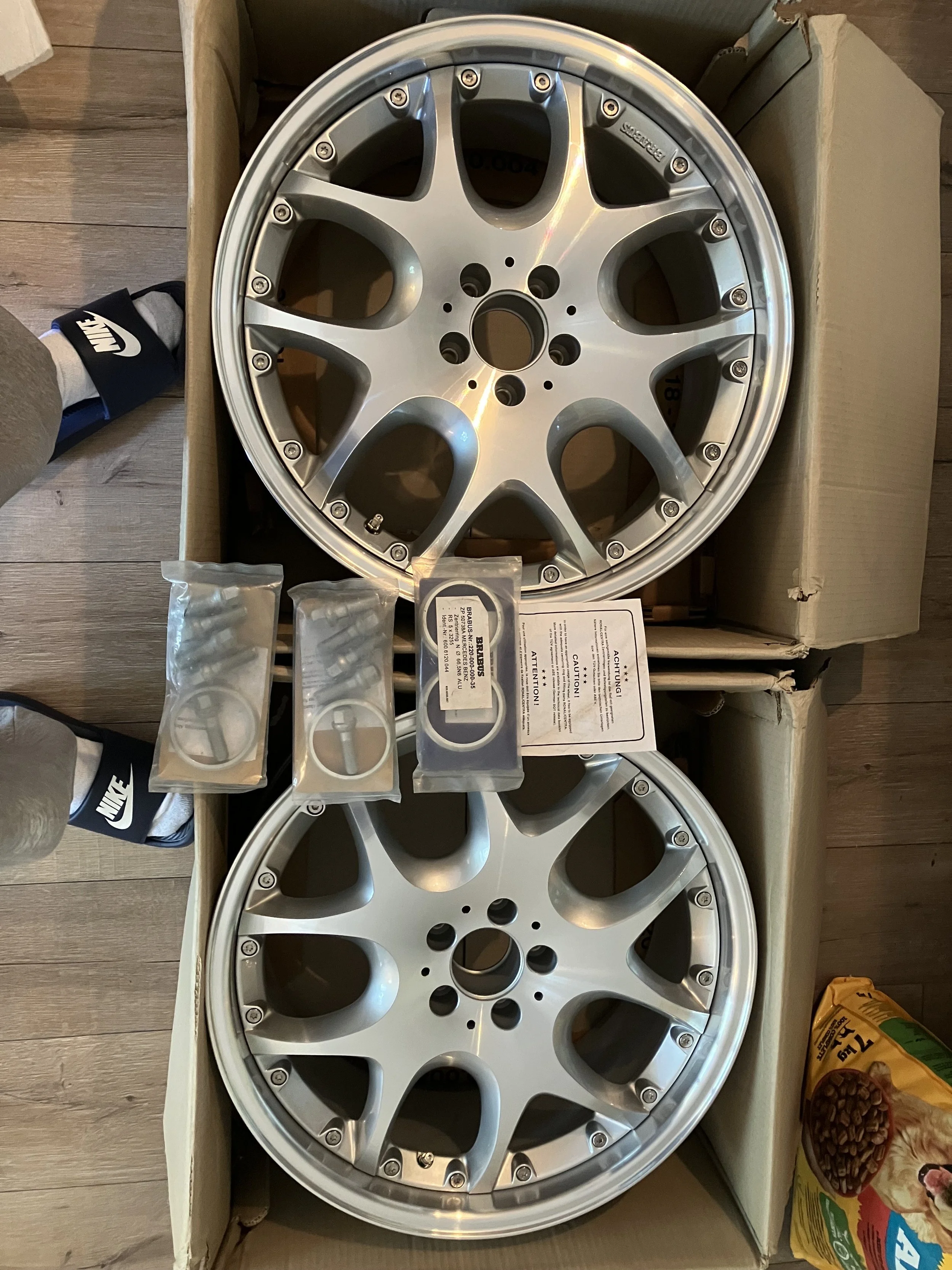 BRABUS WHEELS ORIGINAL MONOBLOCK V 20 INCH BRAND NEW IN THE BOX VINTAGE 1990`S
