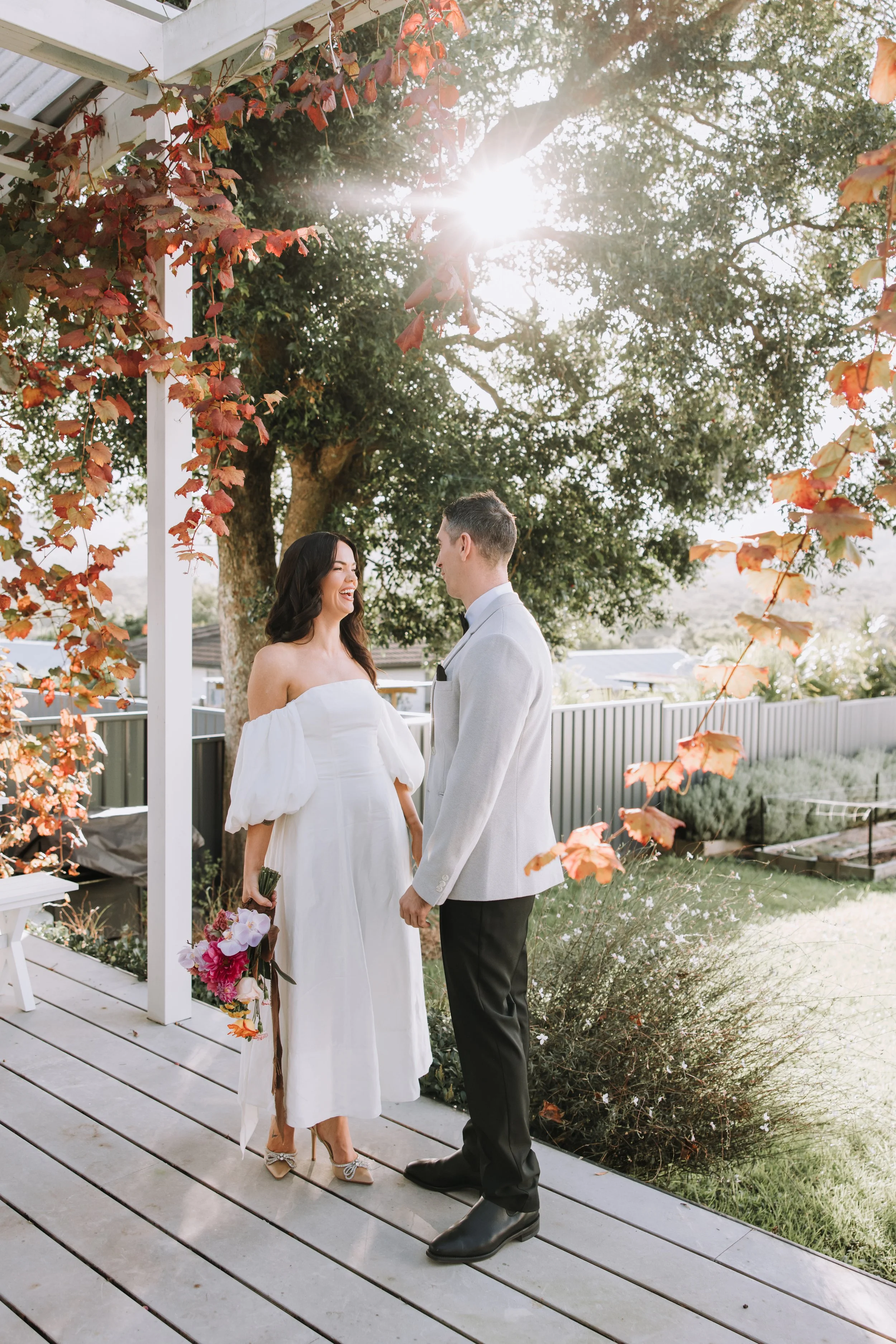 An eloping couple with their family - captured by Nicole Butler from Words and Light