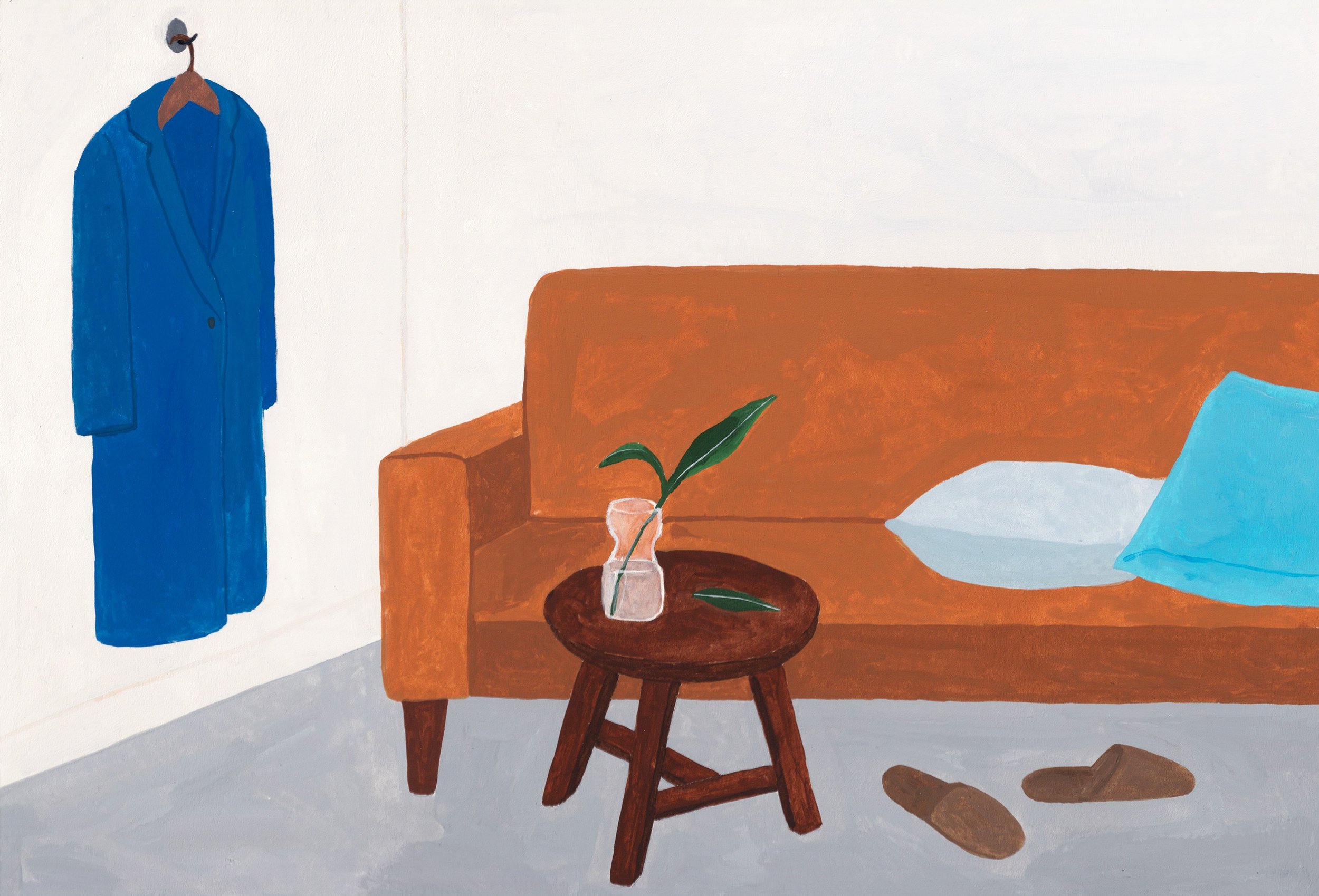 Room with Blue Coat, 2023