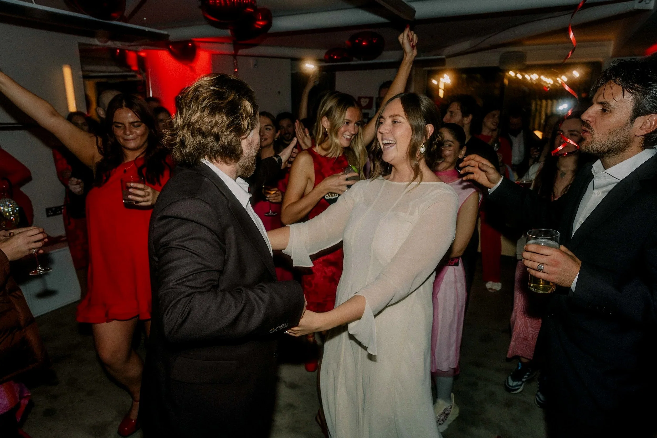 Jamie & Annabel. Knees Up, London.
