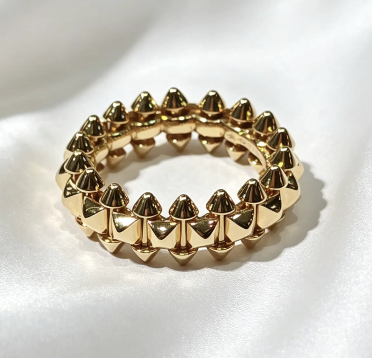 CARTIER 18K Rose Gold Clash de Cartier Ring