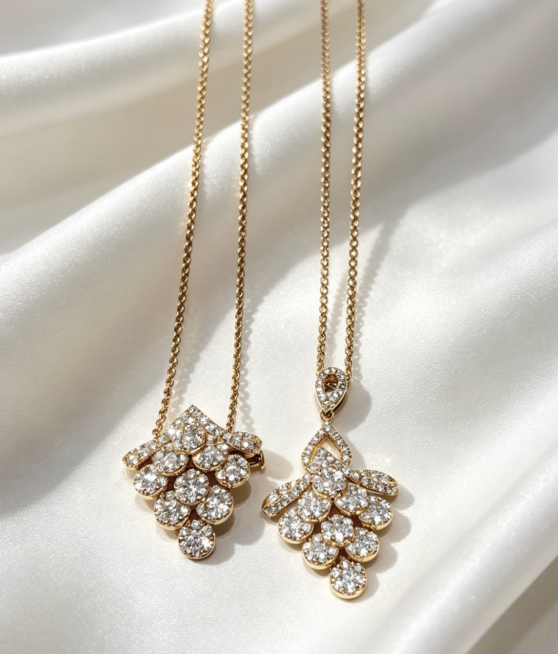 ‘’Emperor Jewellery HK‘’ 18K rose gold diamond pendant