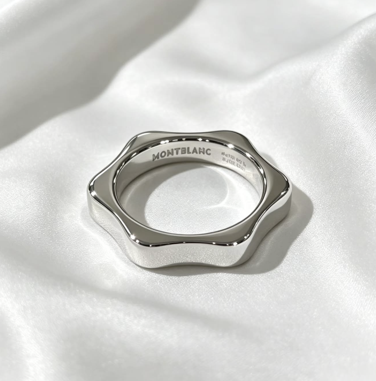 MONTBLANC 18K white gold ring