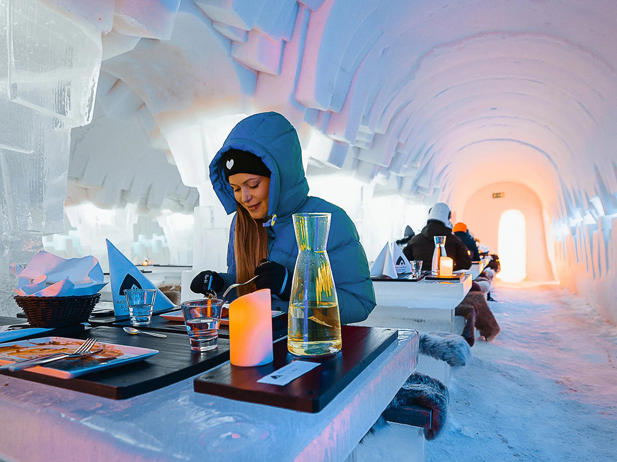 Ice Restaurant på Arctic SnowHotel