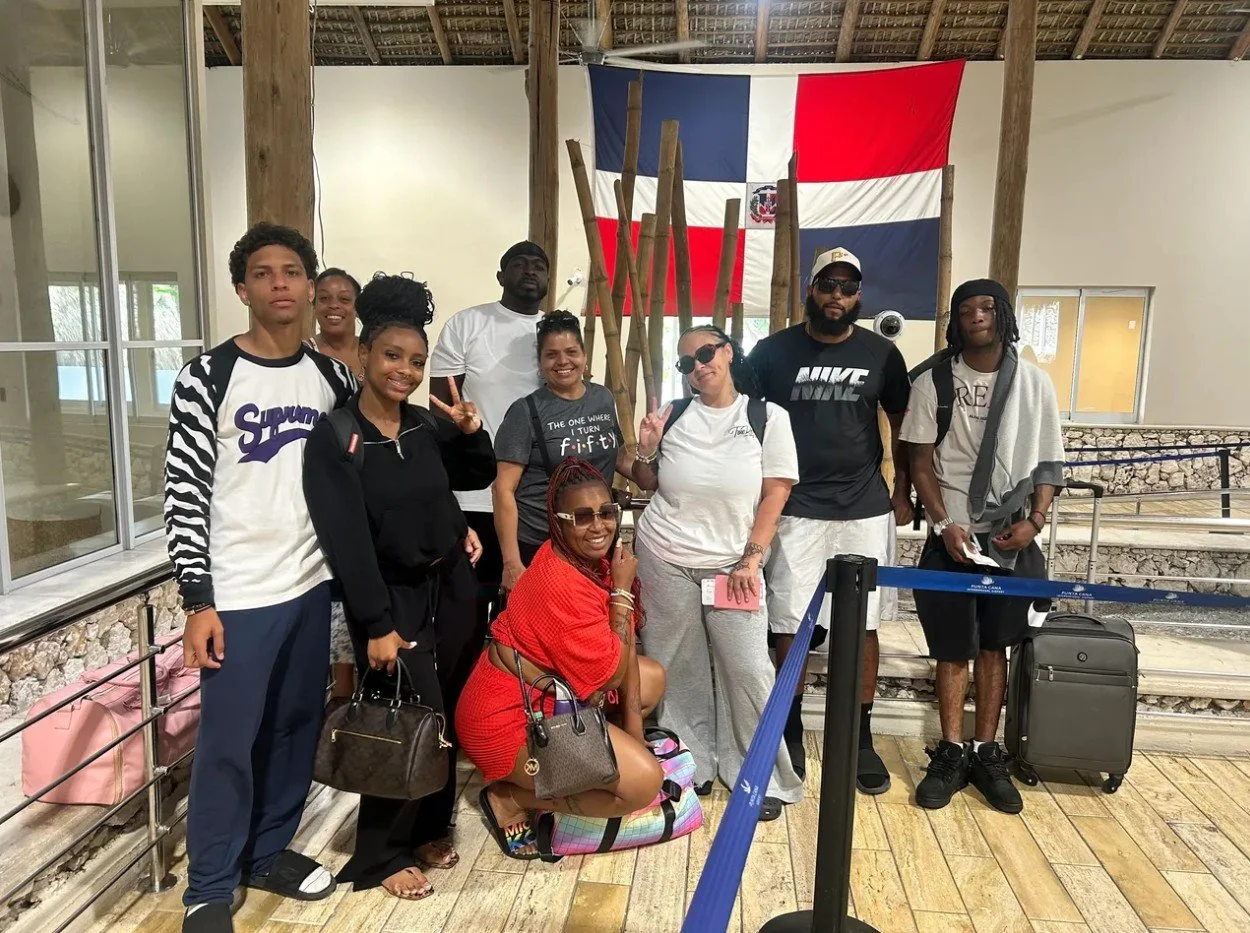 Group of travelers enjoying Dominican Republic