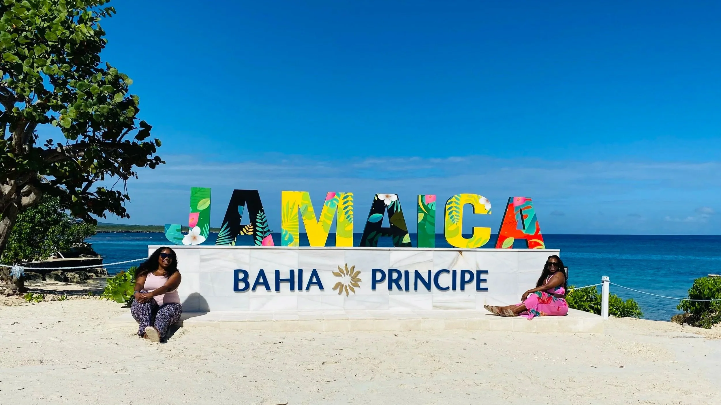 Sunny day at the Bahia Principe all-inclusive resort in Jamaica