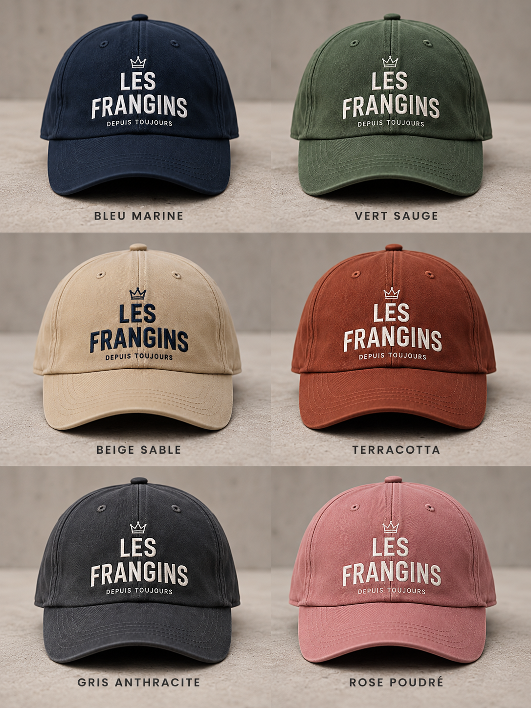 Nuancier de casquettes Les Frangins.png
