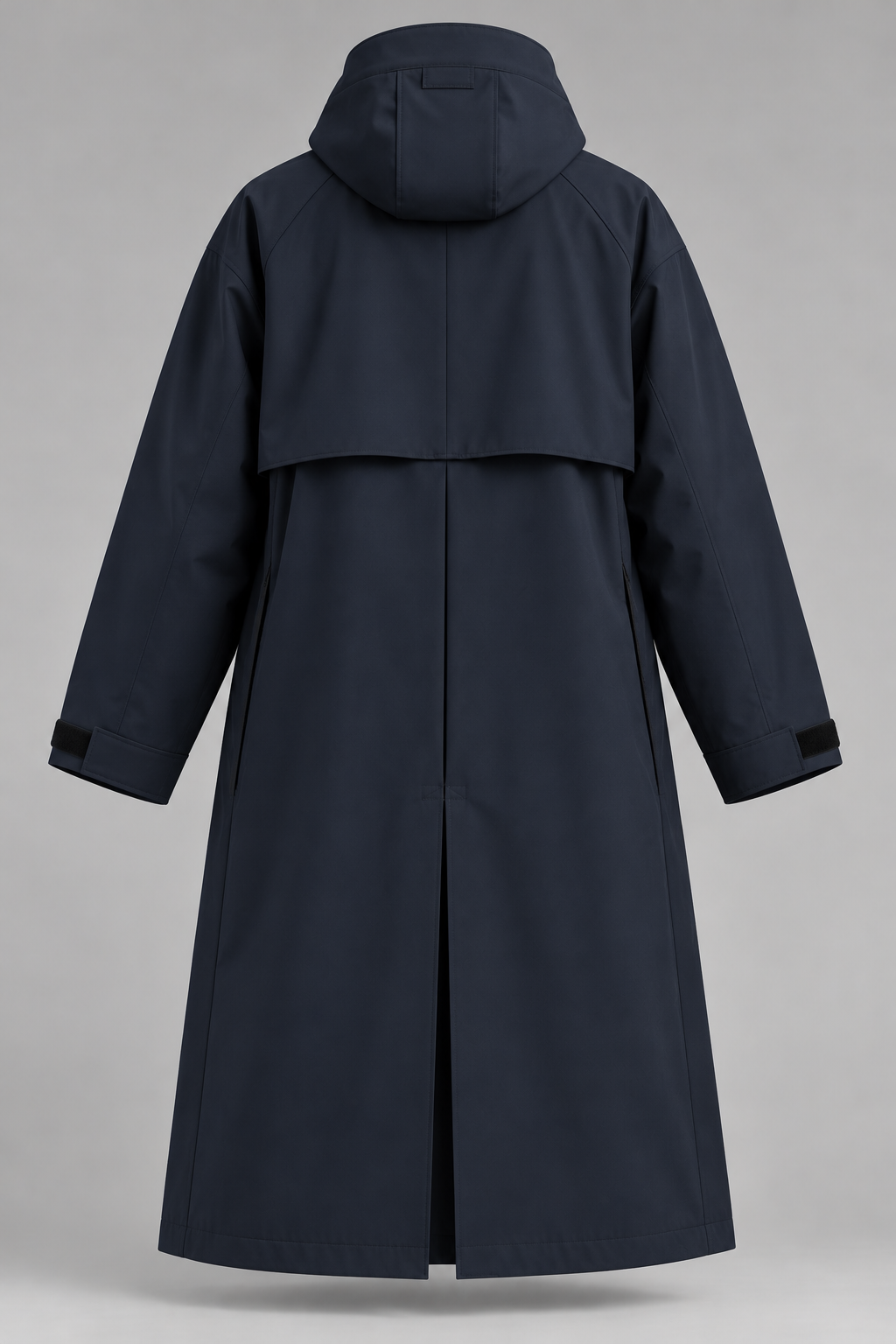 Parka technique bleu nuit de dos.png