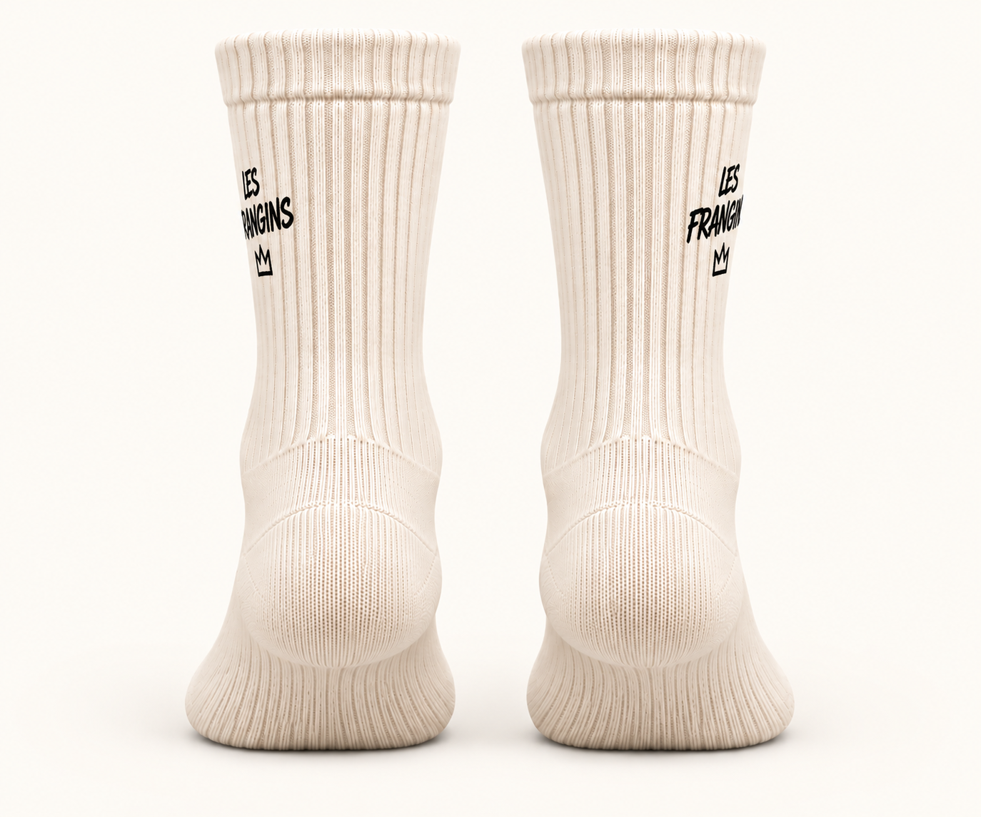 Chaussettes ivoire côtelées Les Frangins.png