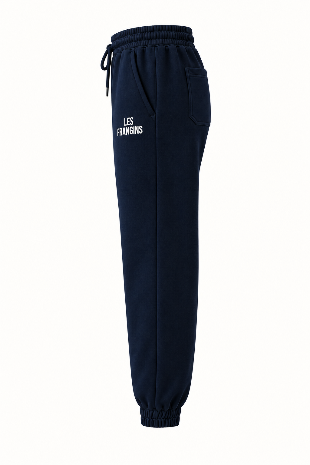 Jogging bleu marine coté droit « LES FRANGINS ».png
