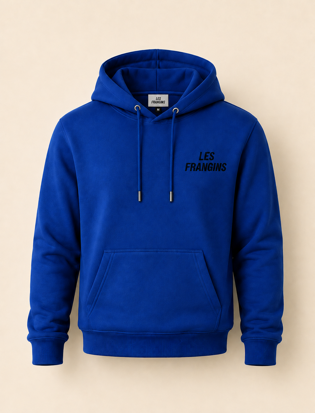 Sweat à capuche bleu royal Les Frangins.png