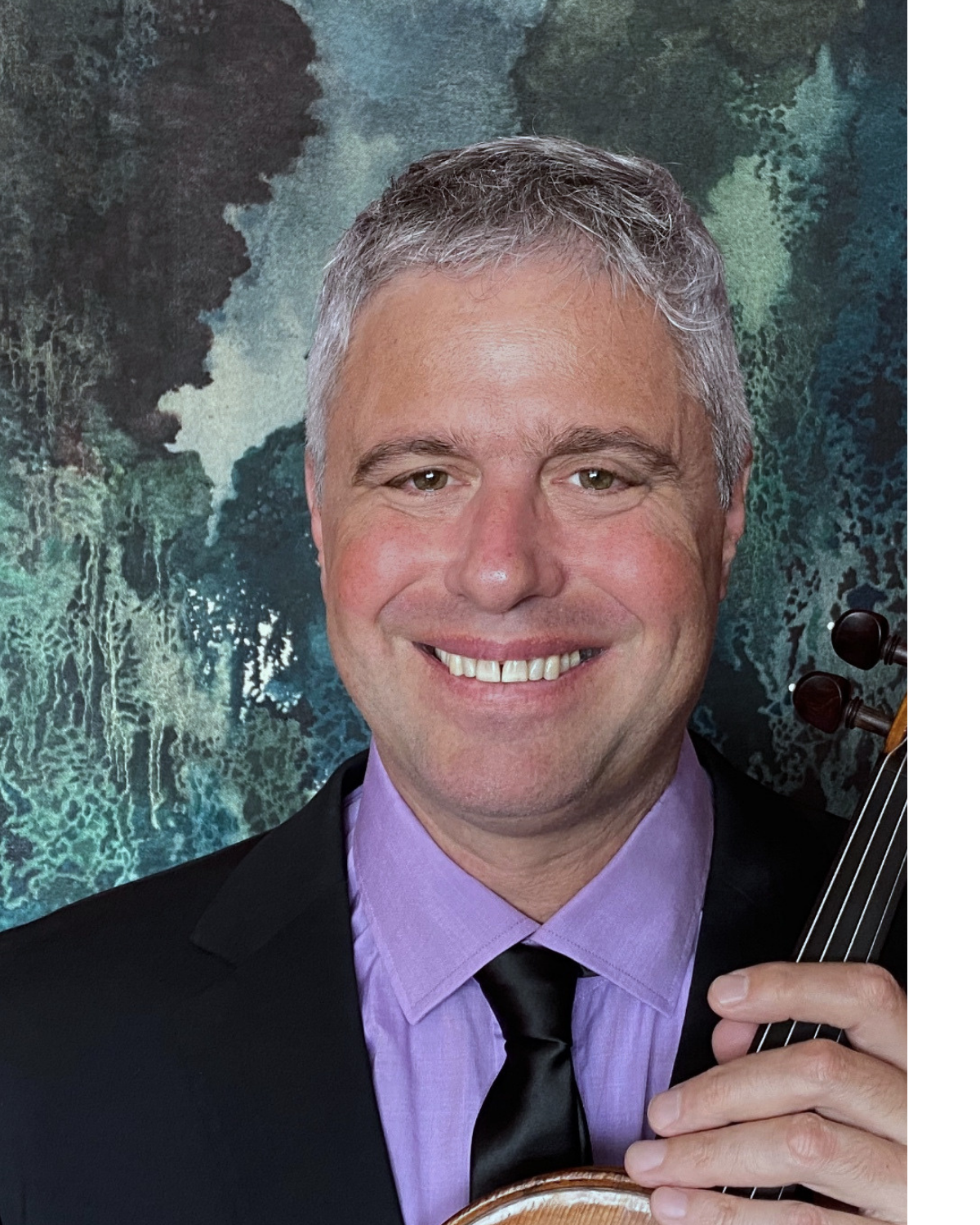 Gustav Holst Ensemble musician holding viola.