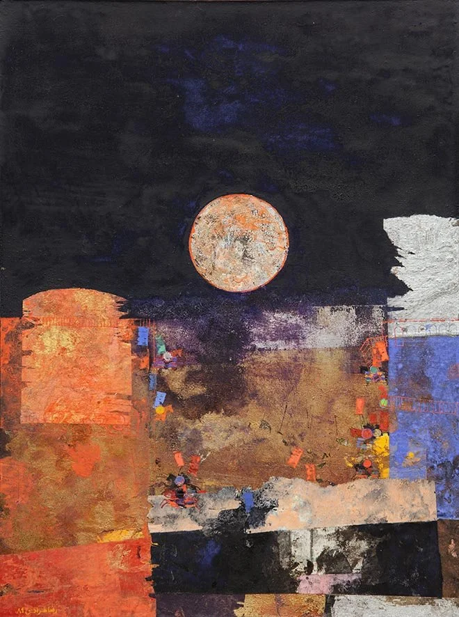 Mixed media on cardboard, 
25 × 20 cm, 
2009