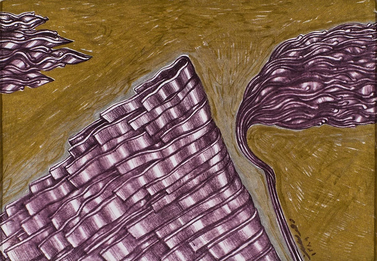 Mixed media on paper, 
20 × 30 cm, 
2010