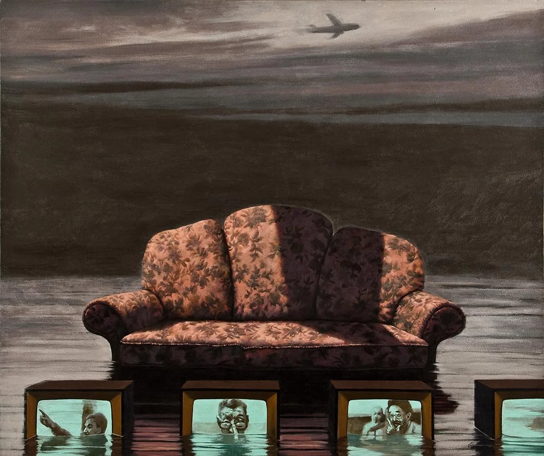 Acrylic and oil on canvas, 
150 × 180 cm, 
2009