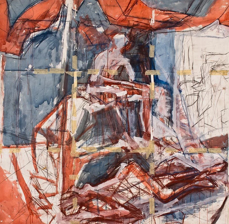 Mixed media on canvas, 
190 × 195 cm, 
2007