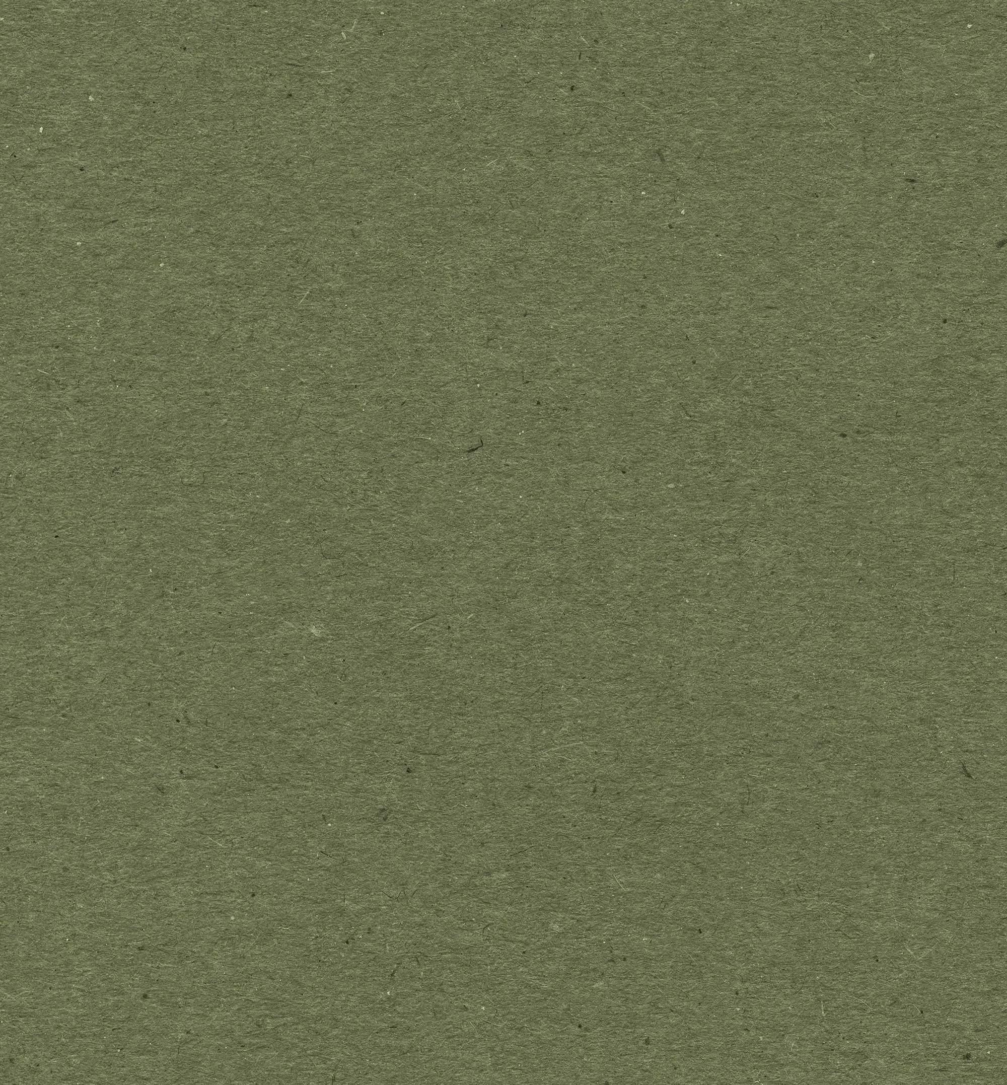 A close-up of green textured paper with visible fibers and small specks.