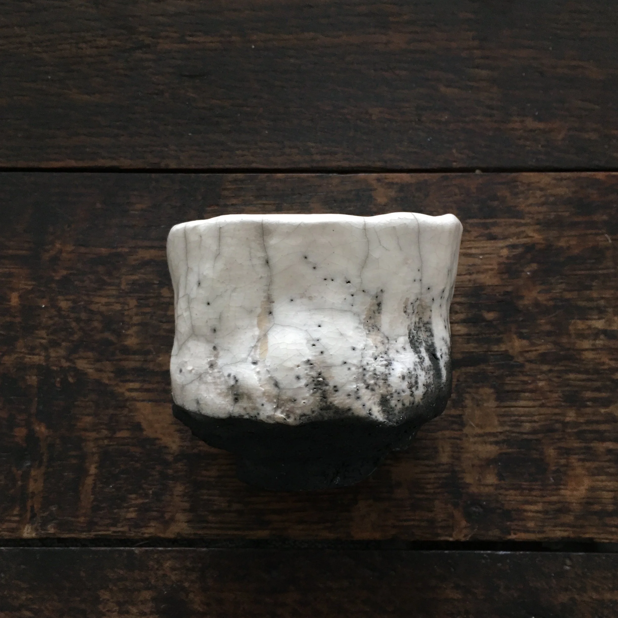 HANDBUILT RAKU TEA CUP