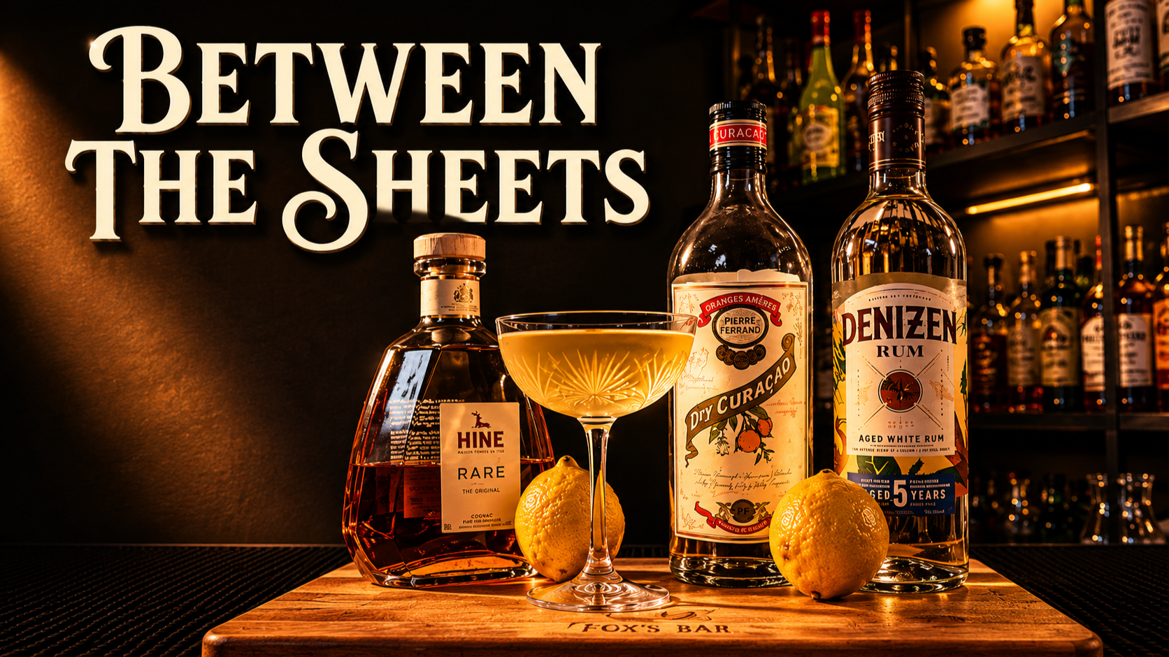 BETWEEN THE SHEETS — THE MOST SCANDALOUS DRINK IN THE CANON