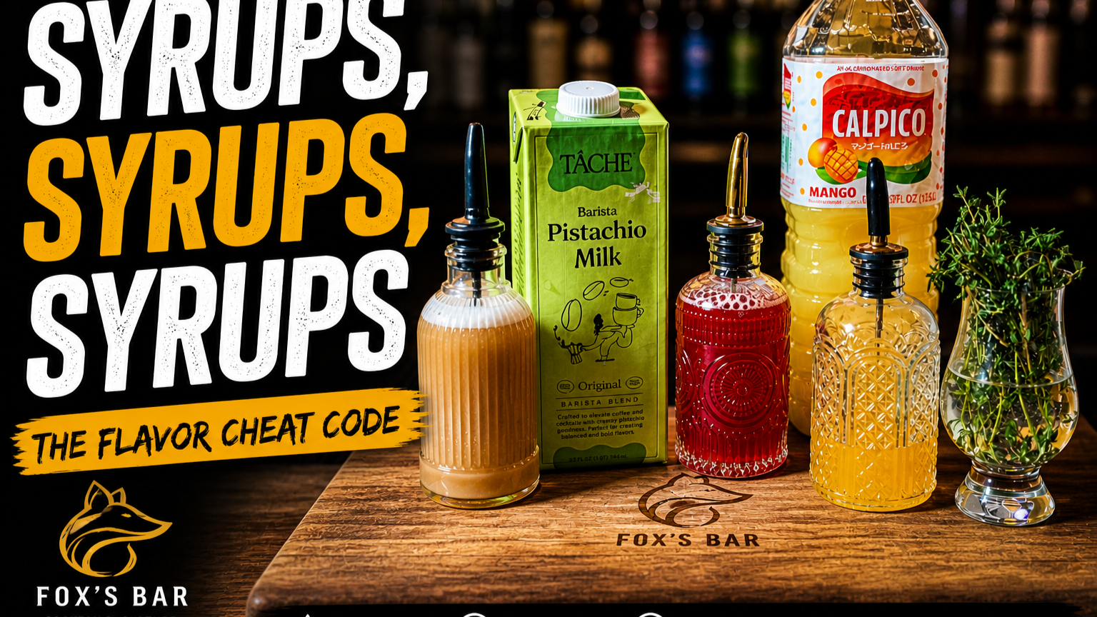 Syrups, Syrups, Syrups — Build These and Never Buy Simple Again