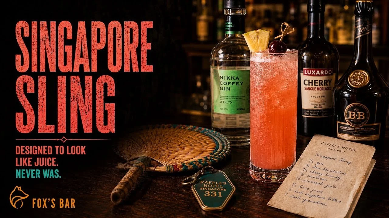 The Singapore Sling - Made So women could drink in public…