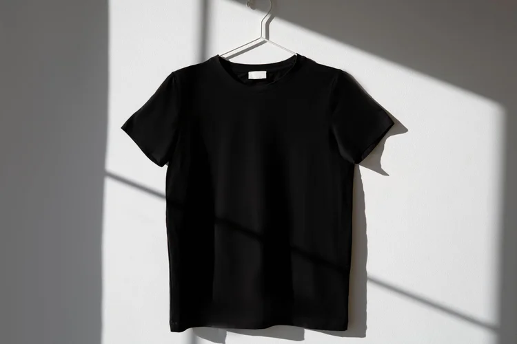 black t shirt