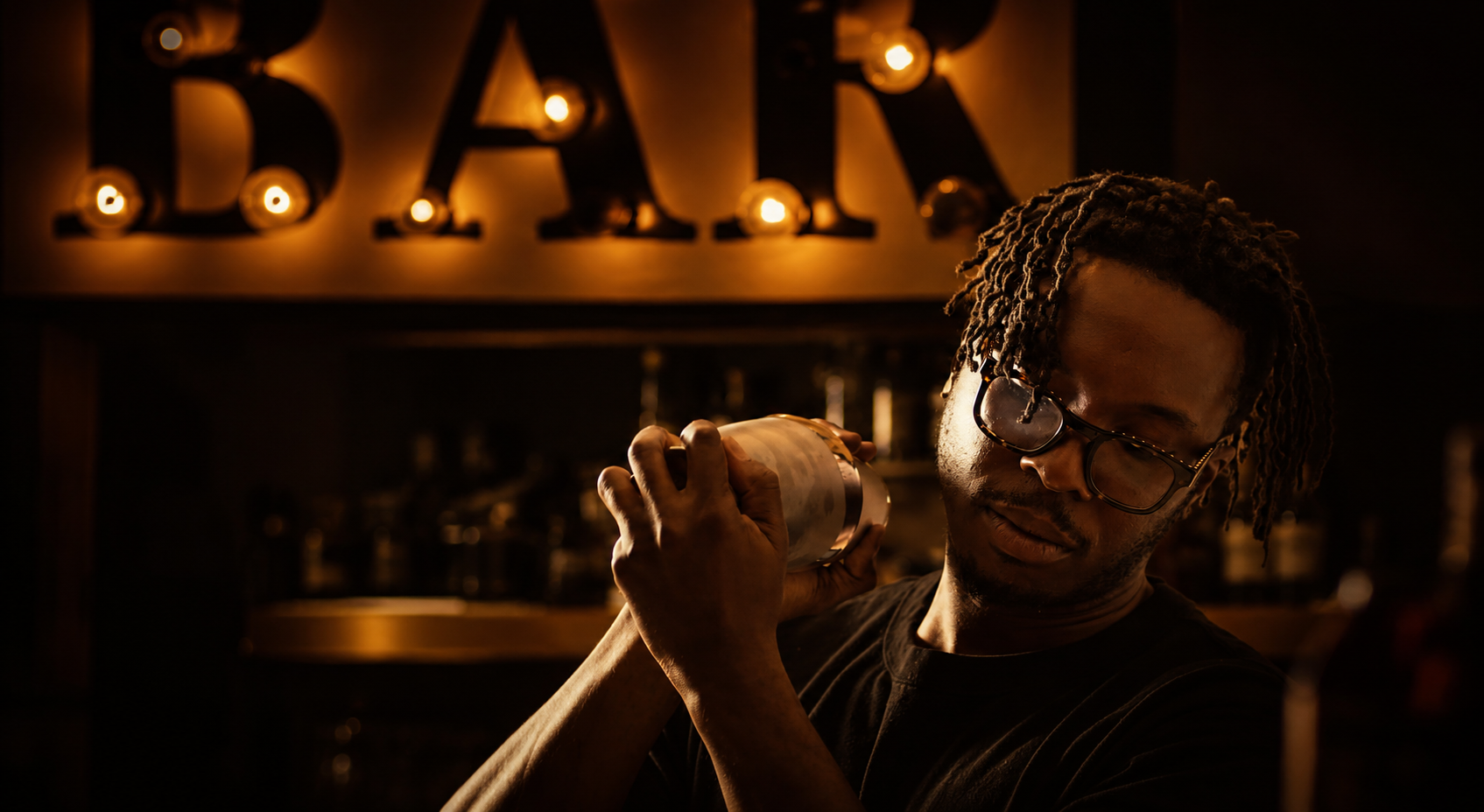 bartender shaking