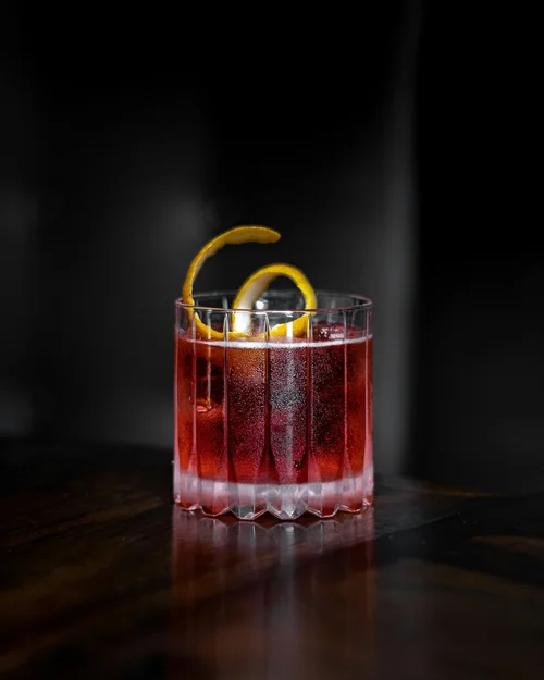 cocktail on the rocks