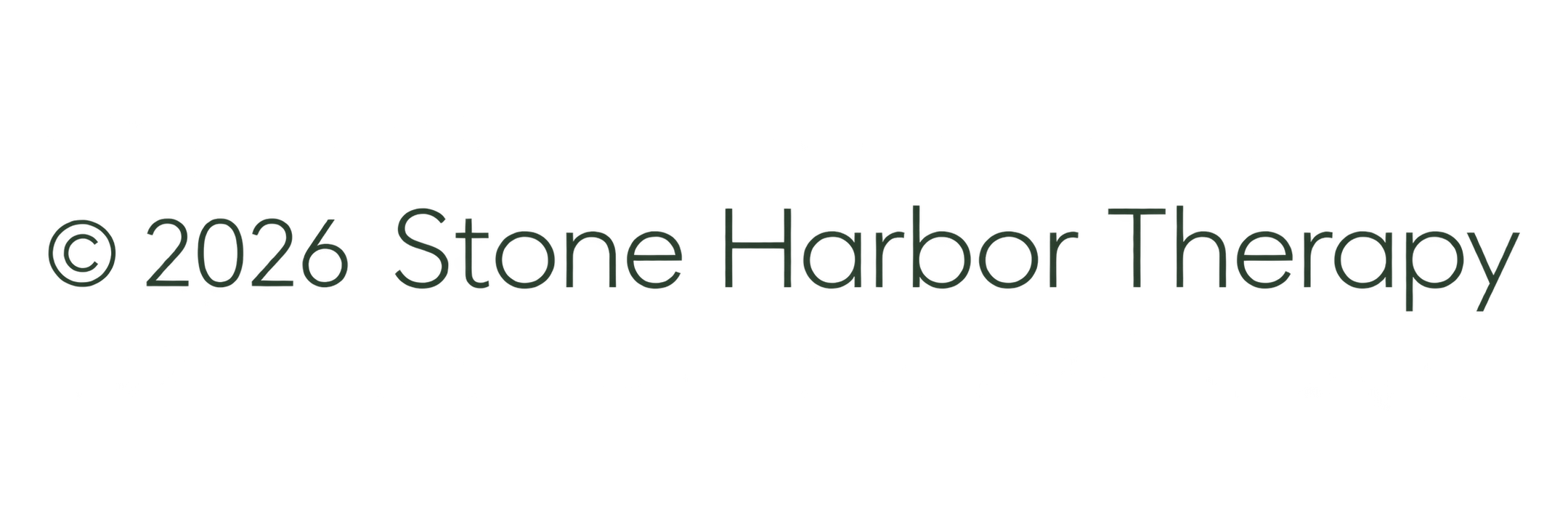 Stone Harbor Therapy 2026