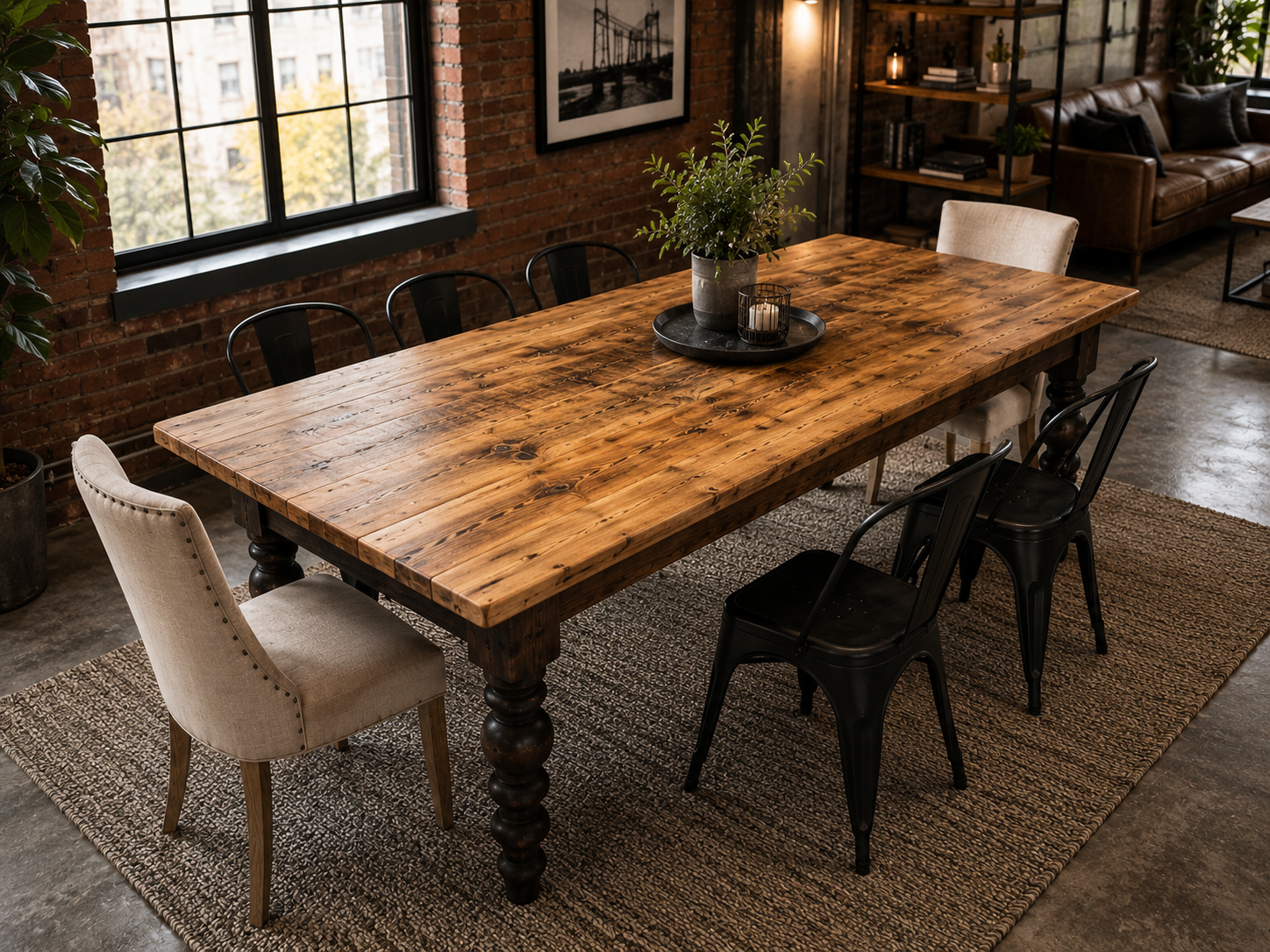 Turned Leg Table