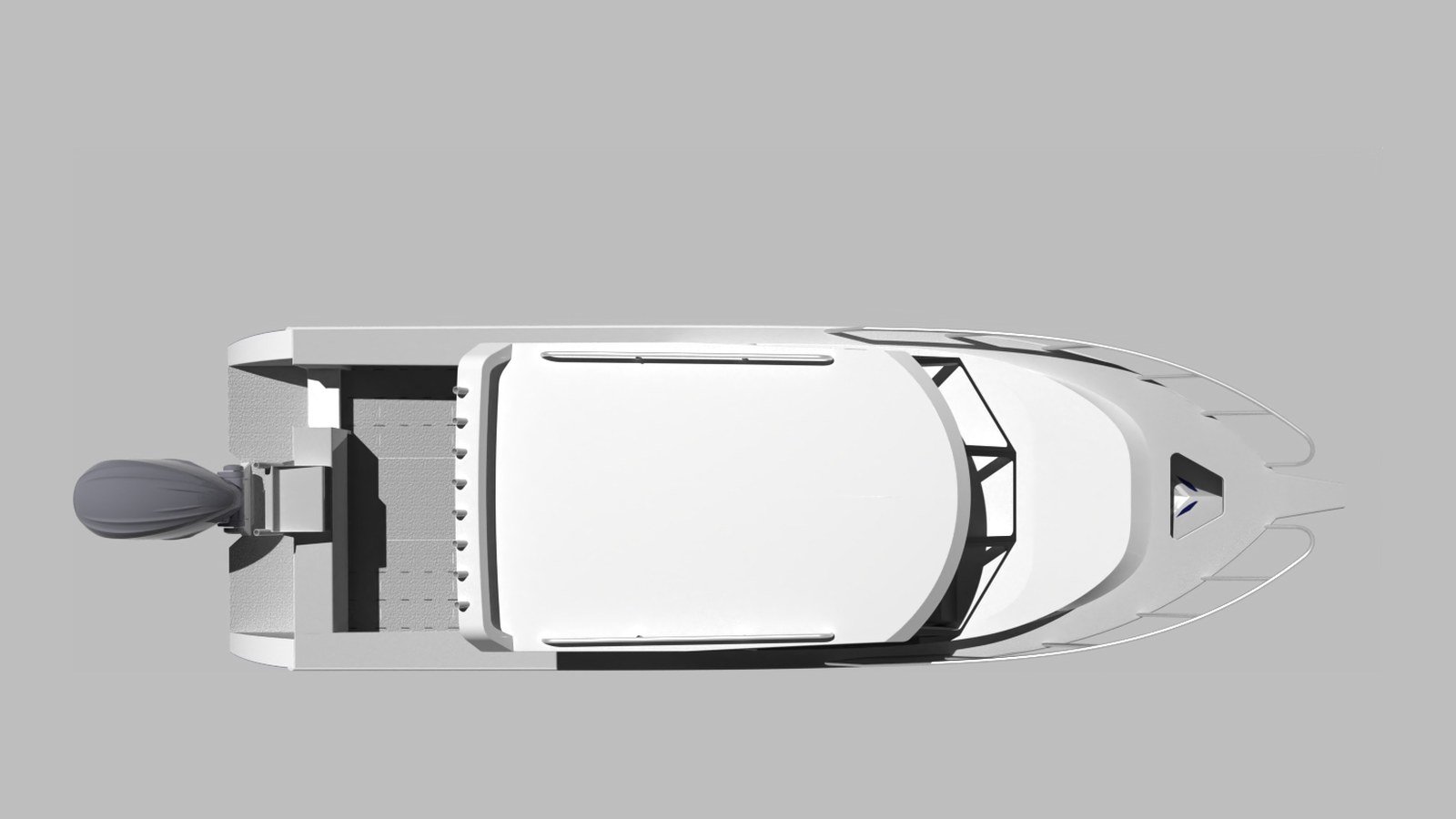 Sherwood Marine 830HTX - 8.3m Extended Hardtop aluminium boat kit - plan
