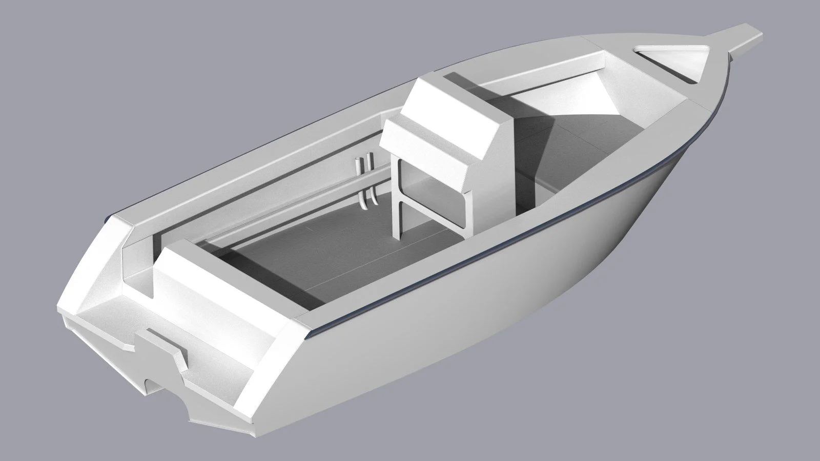 Sherwood Marine 530CC - 5.3m Centre Console Aluminium Boat Kit  - stern quarter 2
