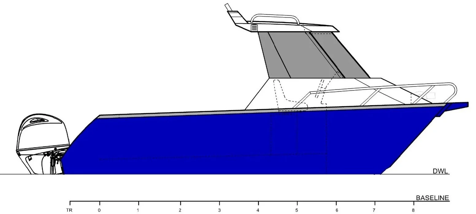 Sherwood Marine C600HT hardtop 6 m aluminium catamaran boat kit GA