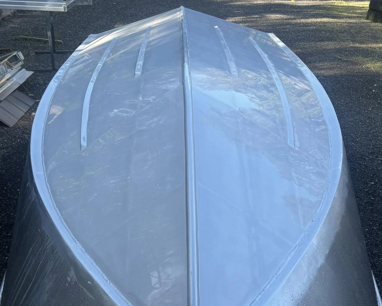 Sherwood Marine 530CC - 5.3m Centre Console aluminium boat kit - hull bottom seam welding
