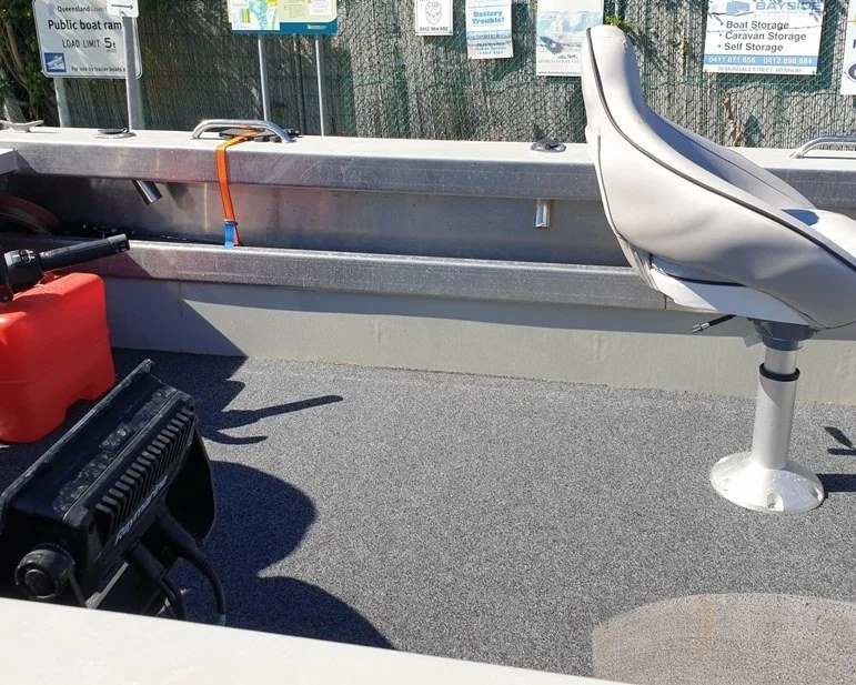 Sherwood Marine C450T tiller steer 4.5 m aluminium catamaran boat kit - cockpit pedestal seat

