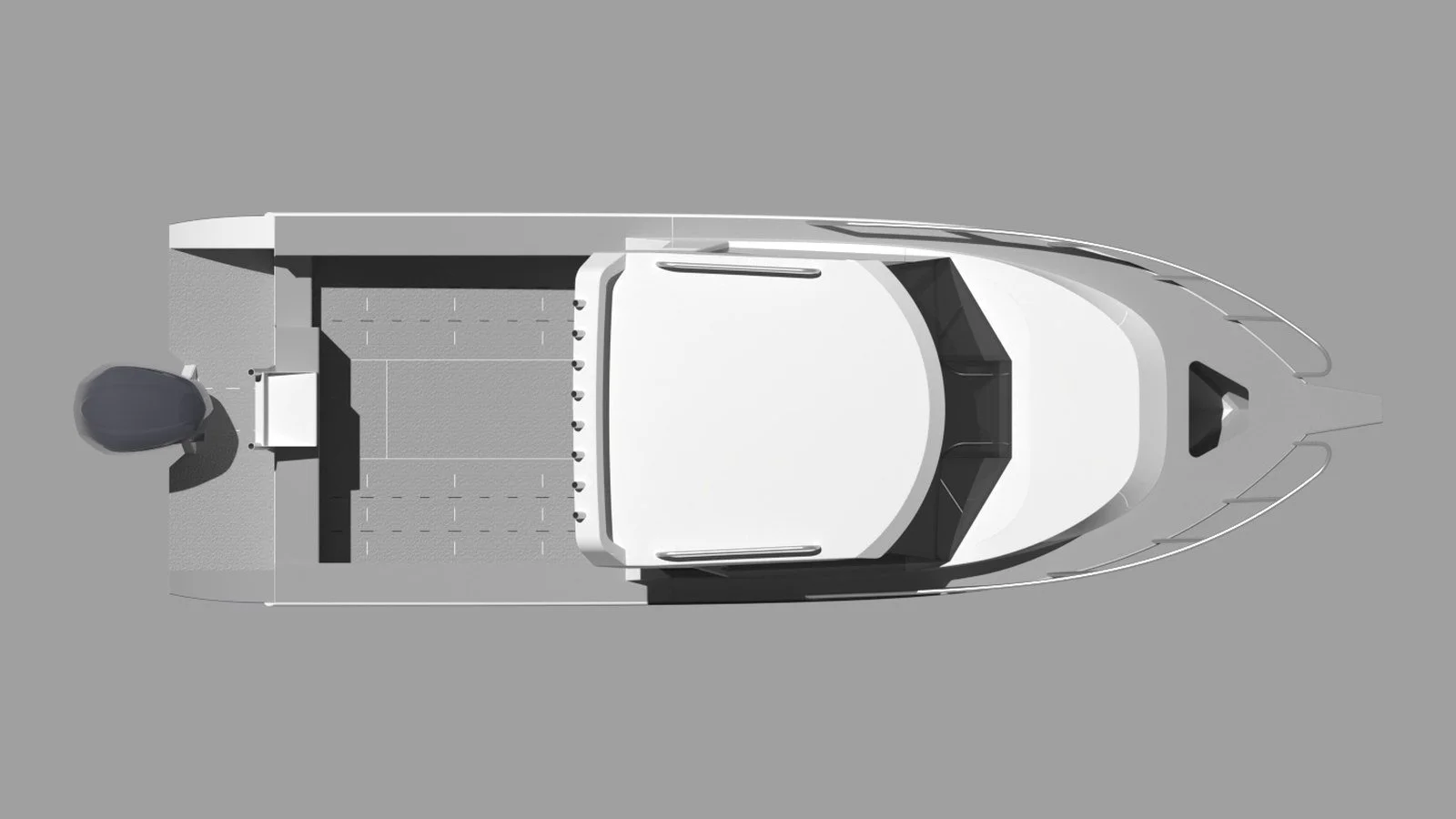 Sherwood Marine 780CAB - 7.8m Full Cab aluminium boat kit - plan
